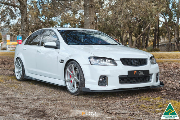 FLOW Designs  VE Commodore S2 Sedan Front Lip Splitter Winglets (Pair) - MODE Auto Concepts