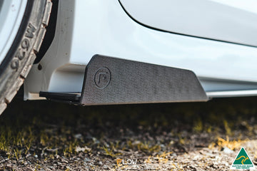 FLOW Designs  VE Commodore S2 Sedan Side Skirt Splitter Winglets (Pair) - MODE Auto Concepts