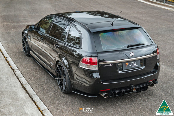 FLOW Designs  VE Commodore S2 Wagon Side Skirt Splitters (Pair) - MODE Auto Concepts