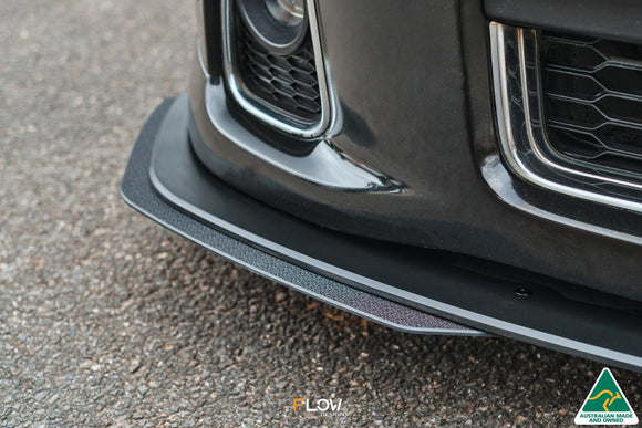 FLOW Designs  VE Commodore S2 Wagon Front Lip Splitter Extensions (Pair) - MODE Auto Concepts