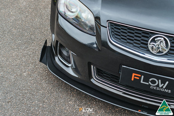 FLOW Designs  VE Commodore S2 Wagon Front Lip Splitter Winglets (Pair) - MODE Auto Concepts