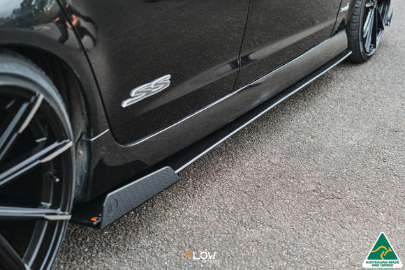 FLOW Designs  VE Commodore S2 Wagon Side Skirt Splitters (Pair) - MODE Auto Concepts