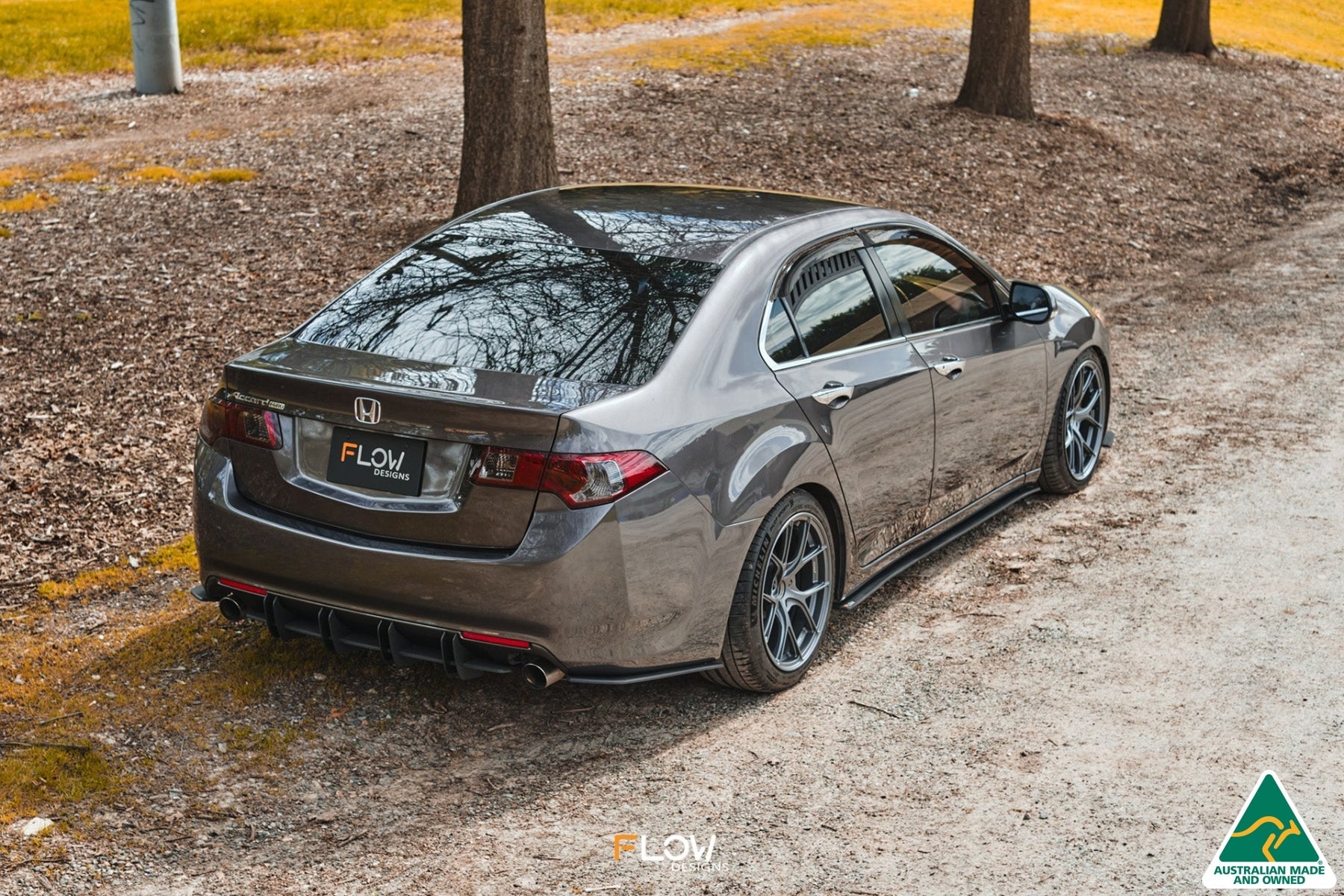 FLOW Designs  CU2 Accord Euro Rear Spats - Standard (Pair) - MODE Auto Concepts