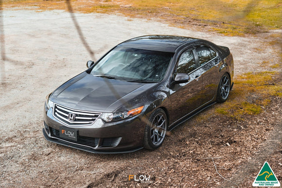 FLOW Designs  CU2 Accord Euro Front Lip Splitter - Standard - MODE Auto Concepts