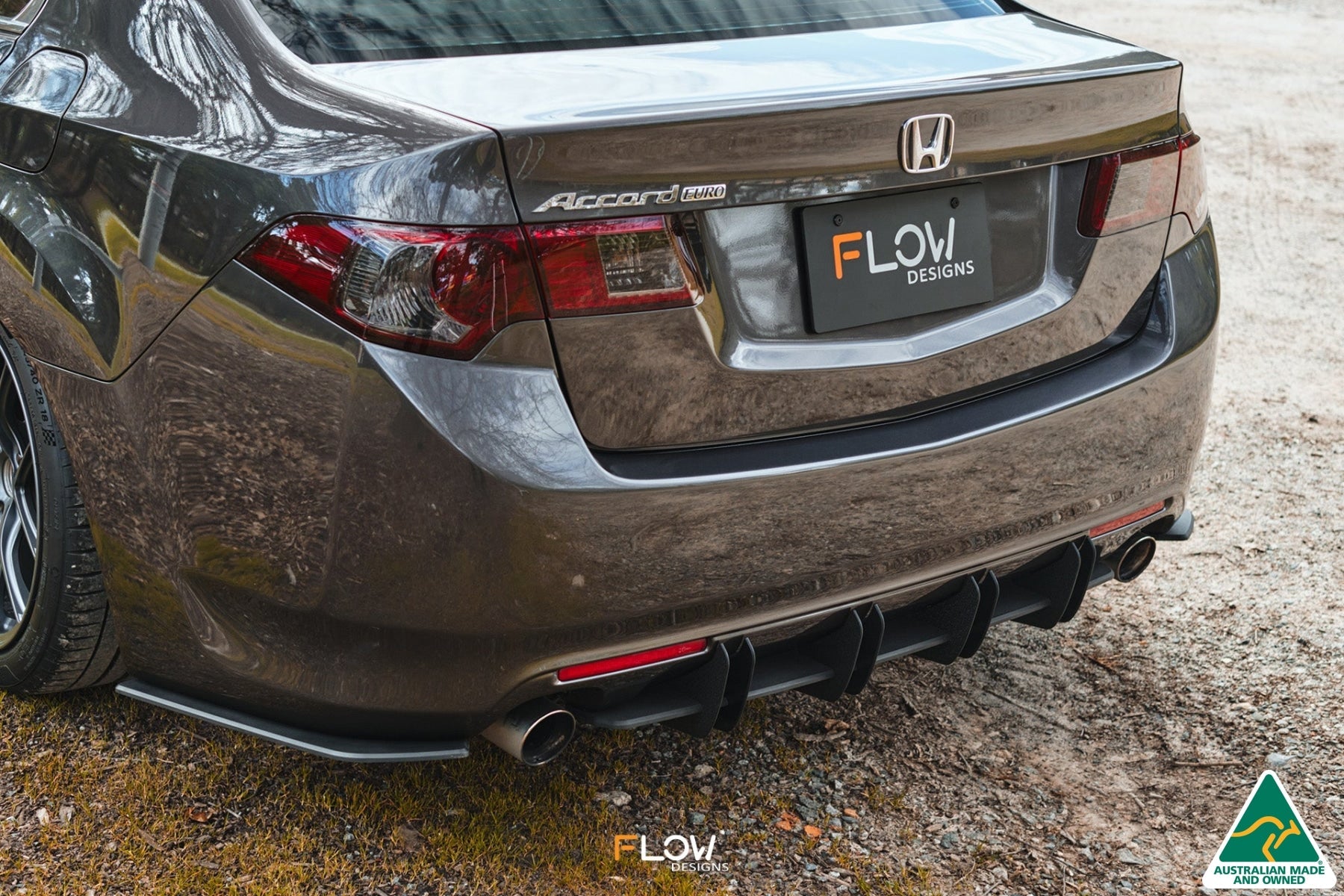 FLOW Designs  CU2 Accord Euro Rear Spats - Standard (Pair) - MODE Auto Concepts