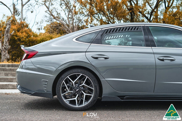 FLOW Designs  DN8 Sonata N Line 2020+ Side Skirt Splitter Winglets (Pair) - MODE Auto Concepts