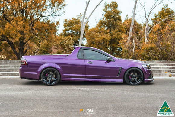 FLOW Designs  VF Commodore S1 Ute Side Skirt Splitters (Pair) - MODE Auto Concepts