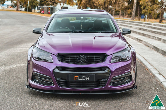 FLOW Designs  VF Commodore S1 Ute Front Lip Splitter Winglets (Pair) - MODE Auto Concepts