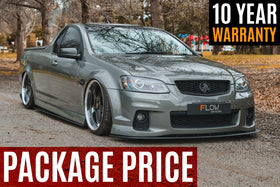 FLOW Designs  VE Commodore Ute Full Lip Splitter Set - MODE Auto Concepts