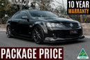 FLOW Designs  VE Commodore S1 Sedan Full Lip Splitter Set - MODE Auto Concepts