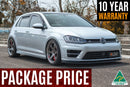 FLOW Designs  MK7 Golf R (EU/AU) Full Lip Splitter Set - MODE Auto Concepts
