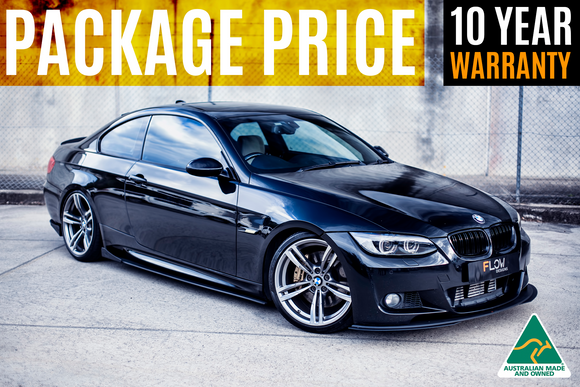 FLOW Designs  E92 M Pre LCI Sport Full Lip Splitter Set - MODE Auto Concepts