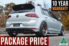 FLOW Designs  MK7 Golf R (USDM) Full Lip Splitter Set - MODE Auto Concepts