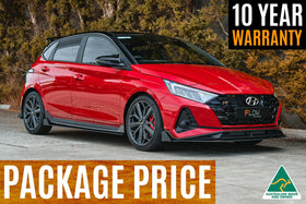 FLOW Designs  i20 N BC3 Pre-Facelift Full Lip Splitter Set - MODE Auto Concepts