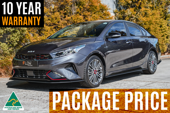 FLOW Designs  Cerato GT Sedan FL Full Lip Splitter Set - MODE Auto Concepts