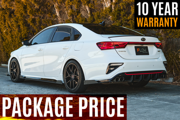 FLOW Designs  Cerato GT Sedan PFL Full Lip Splitter Set - MODE Auto Concepts