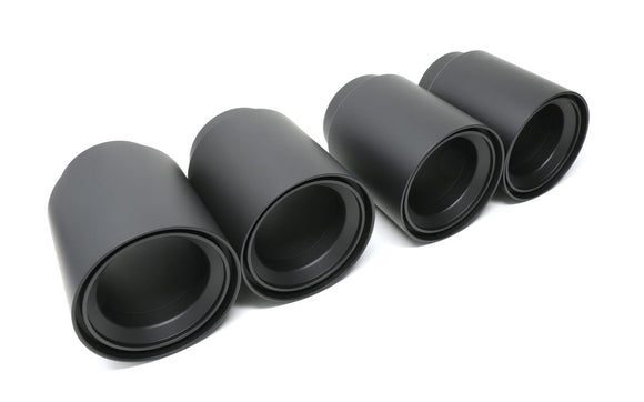 Burger 7389713170606 image 3 of 3: BMS Straight Cut Billet Exhaust Tips for F8x BMW M3/M4/M2C (set of 4)