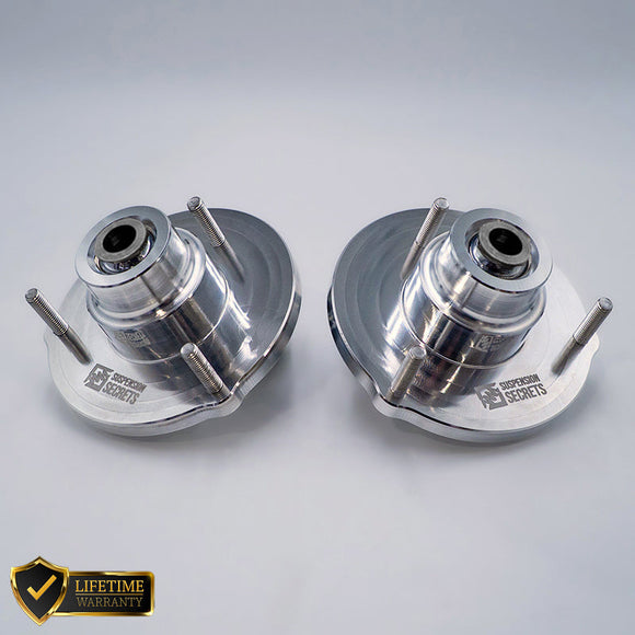 Suspension Secrets Rear Camber Plate Top Mounts – Porsche 981 / 718 Cayman GTS