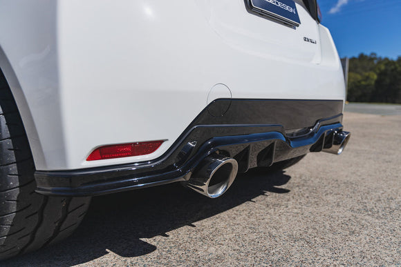 MODE Design Catback Exhaust System Valved inc. Front Pipe w. Stainless Tips for Toyota GR Yaris (Gen 1) 1.6 G16E - XP210 GZEA14 (2020-2024)