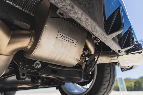 MODE Design Catback Exhaust System Valved inc. Front Pipe w. Stainless Tips for Toyota GR Yaris (Gen 1) 1.6 G16E - XP210 GZEA14 (2020-2024)
