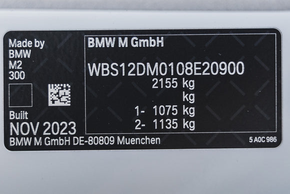 MODE Design™ 'Bathurst Edition' | 2023 BMW M2 G87 Auto | ONE of 1 Edition