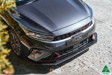 FLOW Designs  Cerato GT FL Front Lip Splitter & Mounting Brace - MODE Auto Concepts