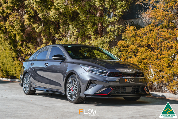 FLOW Designs  Cerato GT FL Front Lip Splitter Winglets (Pair) - MODE Auto Concepts