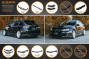 FLOW Designs  Impreza WRX/RS G3 Hatch PFL Full Lip Splitter Set - MODE Auto Concepts