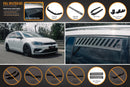 FLOW Designs  MK7.5 Golf R Wagon Full Lip Splitter Set - MODE Auto Concepts