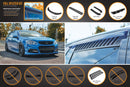FLOW Designs  VF Commodore S1 Wagon Full Lip Splitter Set - MODE Auto Concepts