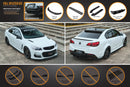 FLOW Designs  VF Commodore S2 Sedan Full Lip Splitter Set - MODE Auto Concepts