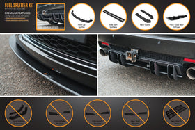 FLOW Designs  VE Commodore S1 Wagon Full Lip Splitter Set - MODE Auto Concepts