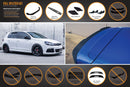 FLOW Designs  MK6 Golf R Full Lip Splitter Set WITHOUT Accessories - MODE Auto Concepts