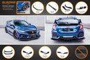 FLOW Designs  FK8 Civic Type R Full Lip Splitter Set - MODE Auto Concepts