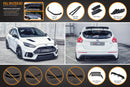 FLOW Designs  MK3 Focus RS Full Lip Splitter Set - MODE Auto Concepts