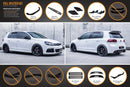 FLOW Designs  MK6 Golf R Full Lip Splitter Set WITHOUT Accessories - MODE Auto Concepts