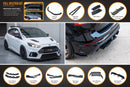 FLOW Designs  MK3 Focus RS Full Lip Splitter Set - MODE Auto Concepts