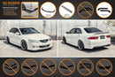 FLOW Designs  Honda Accord Euro PRE-FACELIFT CL7/CL9 Full Lip Splitter Set - MODE Auto Concepts