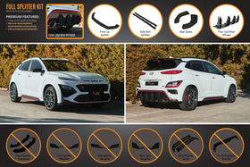 FLOW Designs  Kona N Full Lip Splitter Set - MODE Auto Concepts