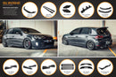 FLOW Designs  MK6 Golf GTI Full Lip Splitter Set - MODE Auto Concepts