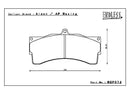 Endless Brake Pad Set RCP072 ME20 25mm-2