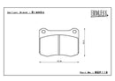 Endless Brake Pad Set RCP119 MP-2