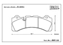 Endless Brake Pad Set RCP124 ME20-2