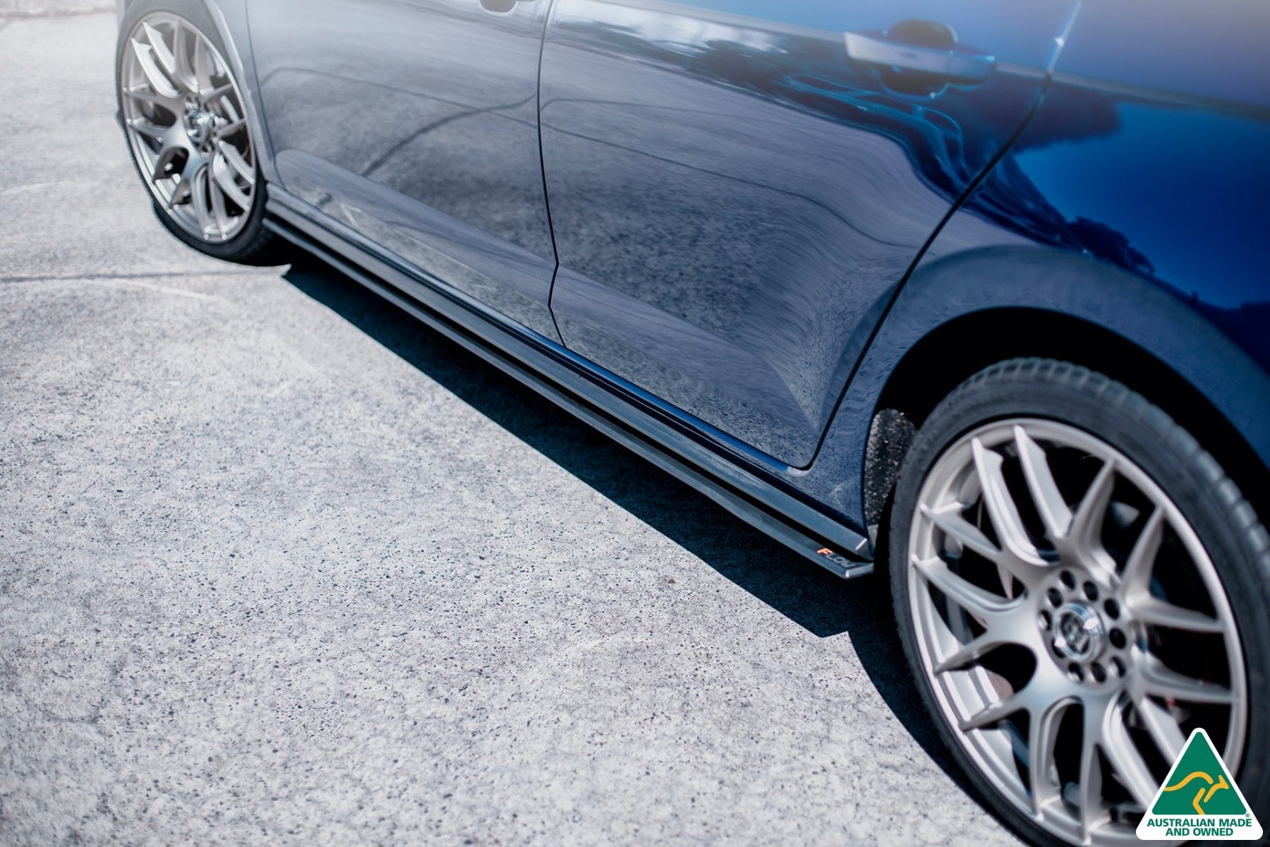 FLOW Designs  AW Polo GTI Side Skirt Splitters (Pair) - MODE Auto Concepts