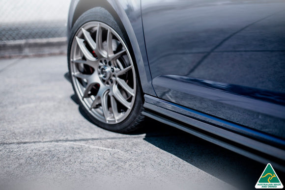 FLOW Designs  AW Polo GTI Side Skirt Splitters (Pair) - MODE Auto Concepts