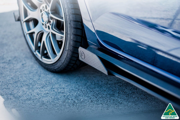 FLOW Designs  AW Polo GTI Side Skirt Splitters (Pair) - MODE Auto Concepts
