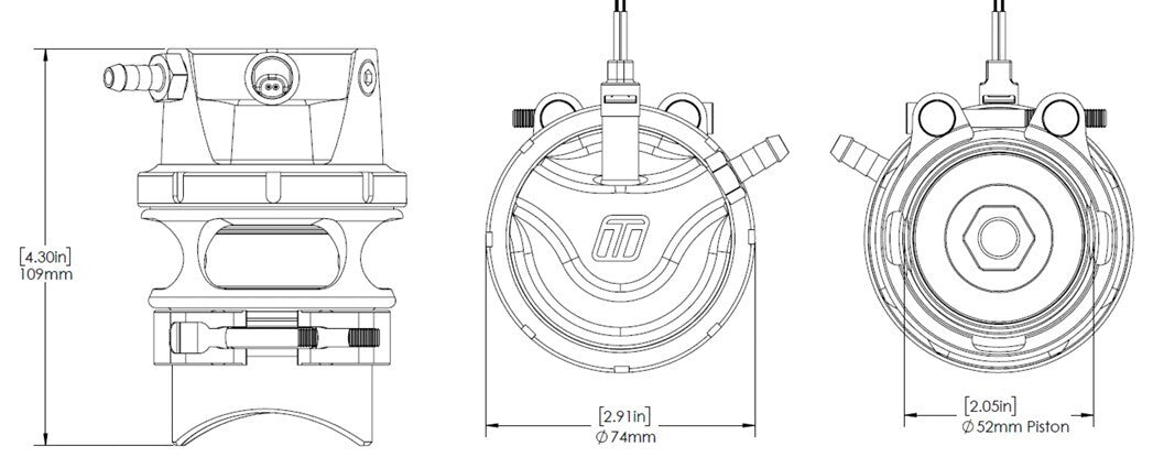 Turbosmart BOV RacePort EM GenV Sleeper PlumBack - MODE Auto Concepts