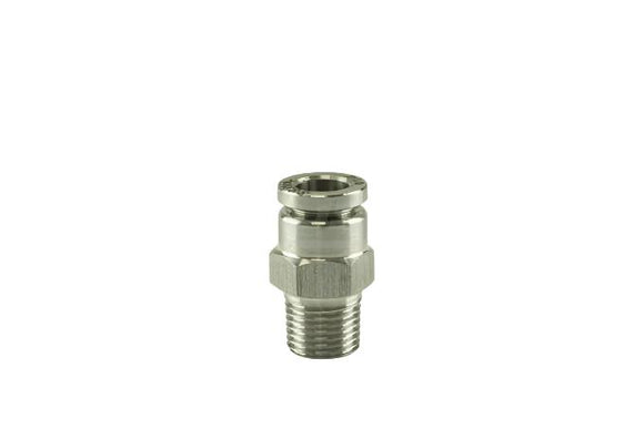 Turbosmart 1/8" NPT to 1/4" Nylon Straight Pushloc Stainless Steel Fitting - MODE Auto Concepts