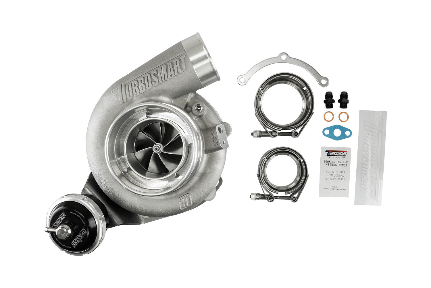 Turbosmart TS-2 Turbocharger 6262 Water Cooled - V-Band 0.82A/R External Wastegate - MODE Auto Concepts