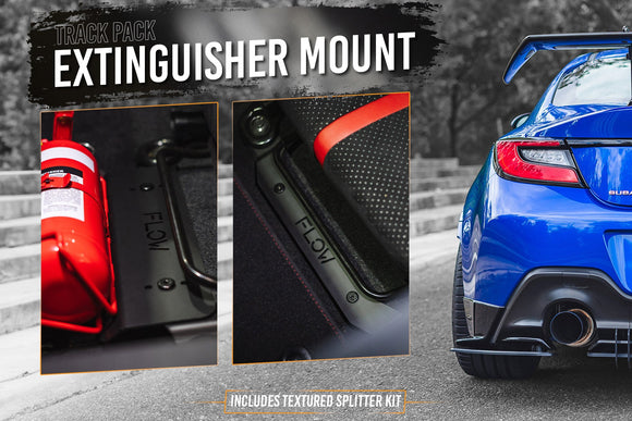 FLOW Designs  ZD8 BRZ STI Full Lip Splitter Set (TEXTURED BLACK) - MODE Auto Concepts